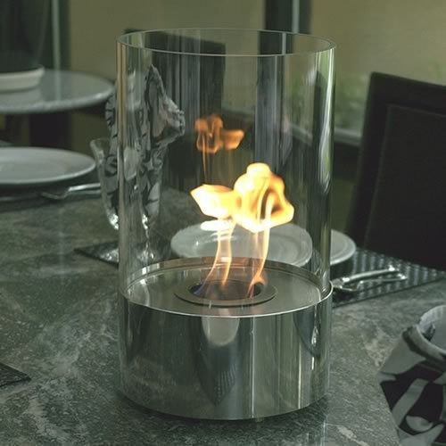 Nu-Flame Accenda Tabletop Bio Ethanol Fireplace (NF-T1ACA), Fireplace - Yardify.com