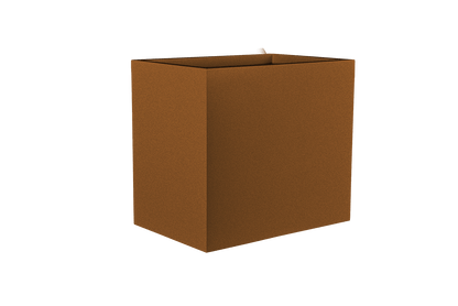 Brisbane RECTANGULAR FIBERGLASS PLANTER BOX - Size 36"L x 24"W x 32"H / 48"L x 24"W x 32"H
