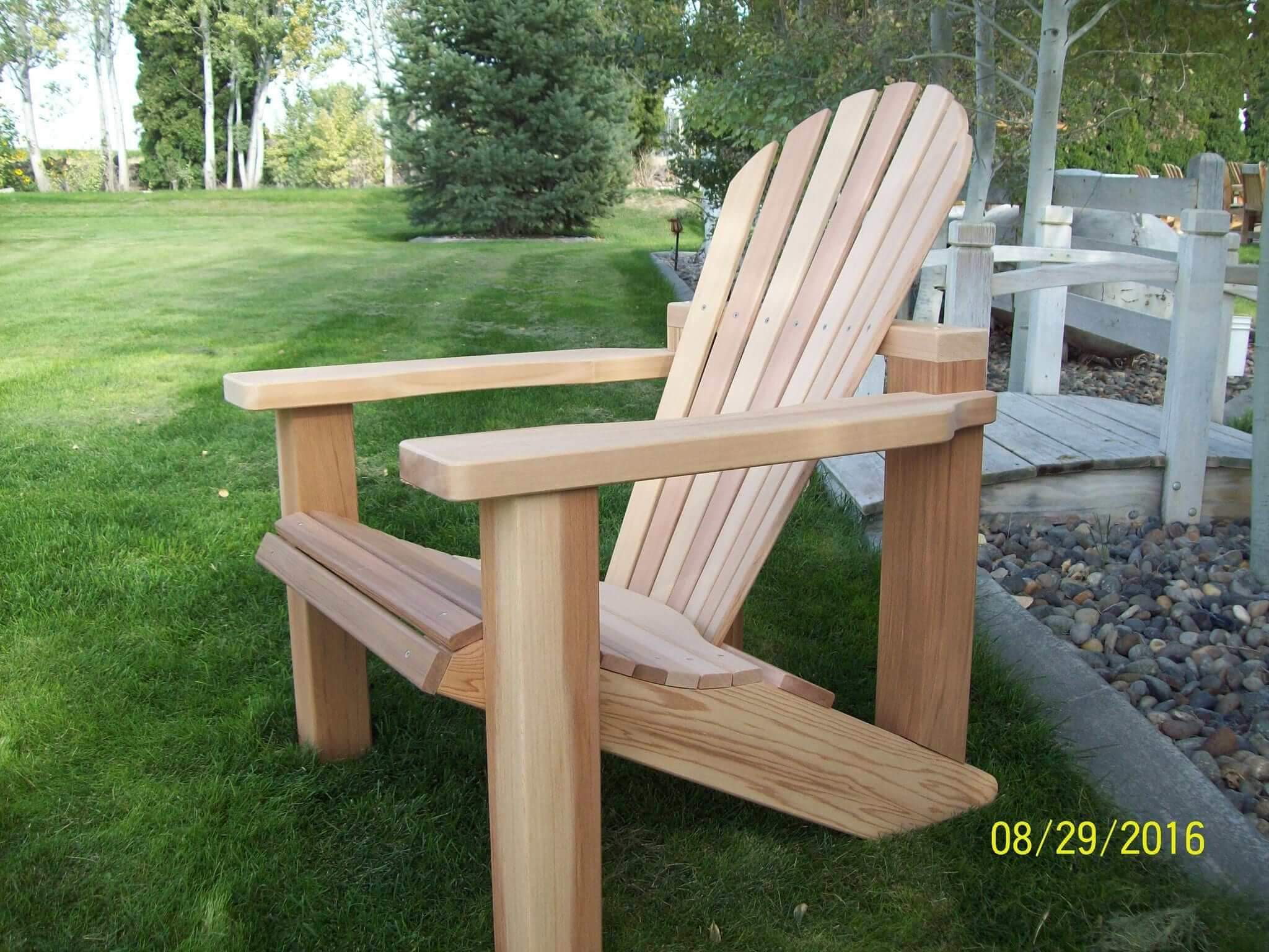 Wood Country Adirondack Chair - Thumbnail 5