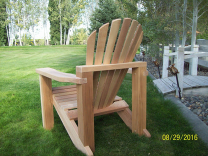 Wood Country Western Red Cedar Wood Handcrafted Adirondack Chair, Chair - Yardify.com