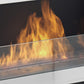 Eco-Feu 27" Drop-In Indoor / Outdoor Ethanol Fireplace Burner (AC-00118-SS), Fireplace - Yardify.com