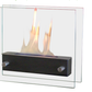 Nu-Flame Irradia Black Noir Personal Tabletop Ethanol Fireplace (NF-T2BIRA), Fireplace - Yardify.com