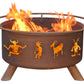 Kokopelli Fire Pit, Fireplace - Yardify.com