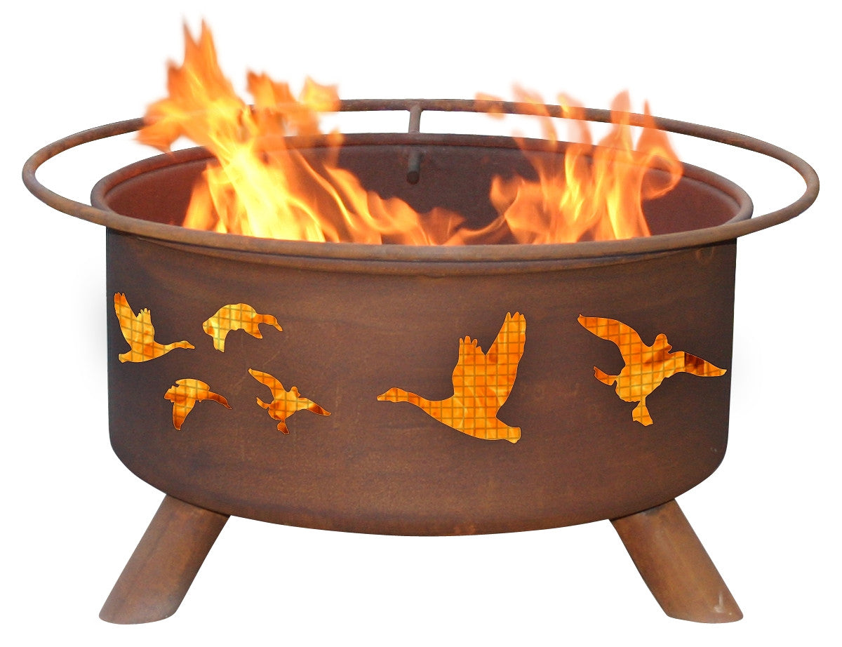 Wild Ducks Fire Pit, Fireplace - Yardify.com