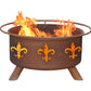 Fleur De Lis Fire Pit, Fireplace - Yardify.com