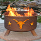 Texas Longhorn Fire Pit, Fireplace - Yardify.com