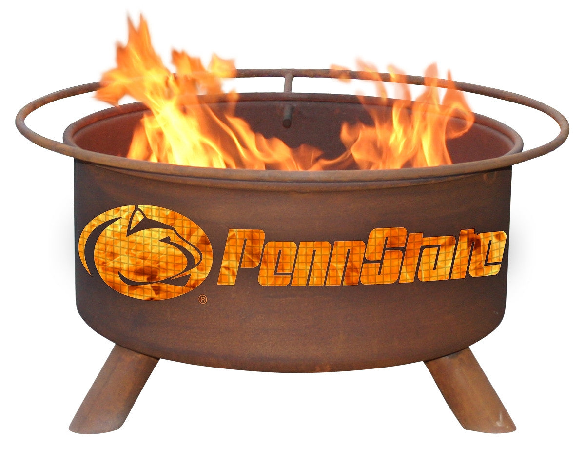 Collegiate Penn State Logo Fire Pit, Fireplace - Yardify.com