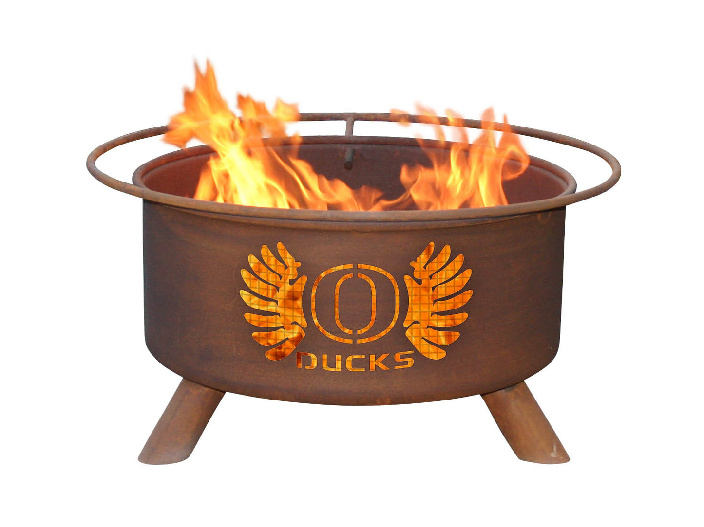Collegiate Oregon Logo Fire Pit, Fireplace - Yardify.com