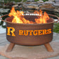 Collegiate Rutgers Logo Fire Pit, Fireplace - Yardify.com