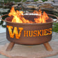 Collegiate Washington Logo Fire Pit, Fireplace - Yardify.com