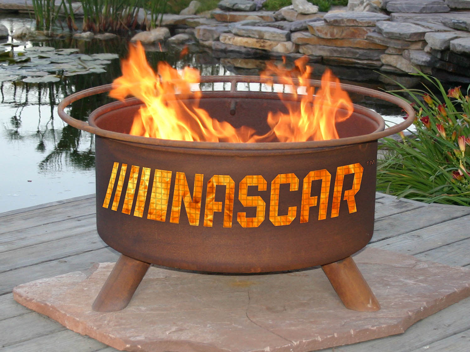NASCAR Fire Pit, Fireplace - Yardify.com