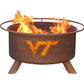 Collegiate Virginia Tech Logo Fire Pit, Fireplace - Yardify.com