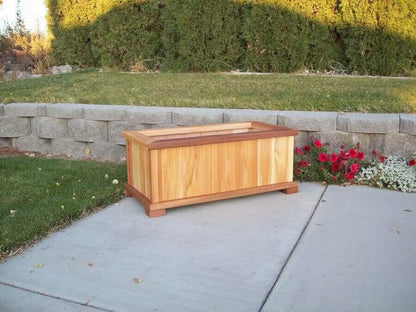 Wood Country Western Cedar Wood Patio Planters - Welcome to Yardify - 5