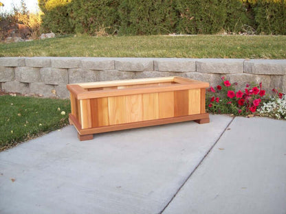 Wood Country Western Cedar Wood Patio Planters - Welcome to Yardify - 3