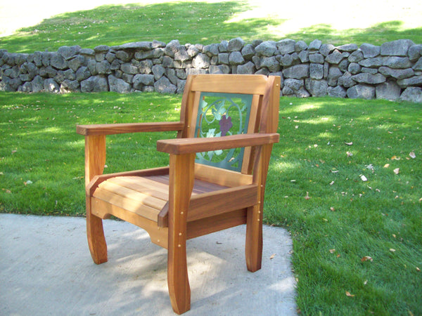 Cabbage Hill Wine Country Chair: 33H x 25D x 28W