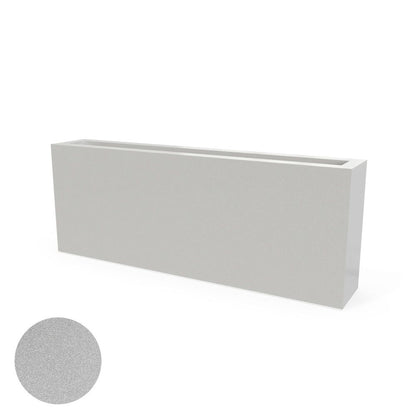 Camoux RECTANGULAR FIBERGLASS PLANTER BOX - Size 48"L x 8"W x 18"H