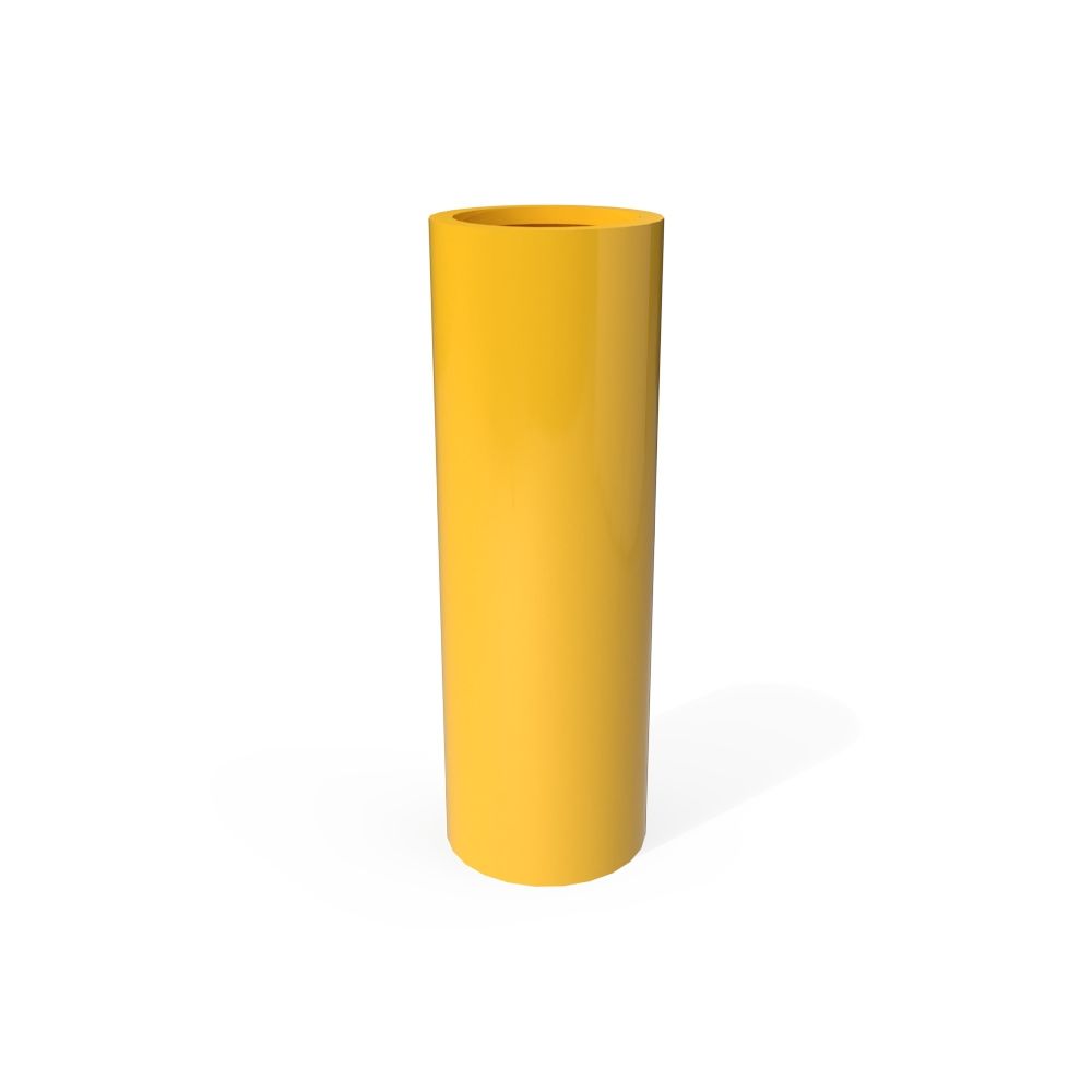 Corry Cylinder Round FIBERGLASS PLANTER BOX - Size 12" x 36"H