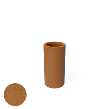 Jay Scotts Corry Cylinder Round Fiberglass Planter Box - Size  10" x 20"H