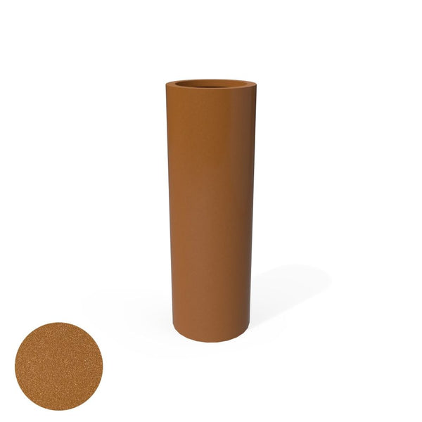 Corry Cylinder Round FIBERGLASS PLANTER BOX - Size 12