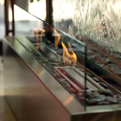 Nu-Flame Grande Ethanol Fire-Fountain - 8 Ft or 10 Ft (GR8SC-FIRE, GR10SC-FIRE), Fireplace - Yardify.com
