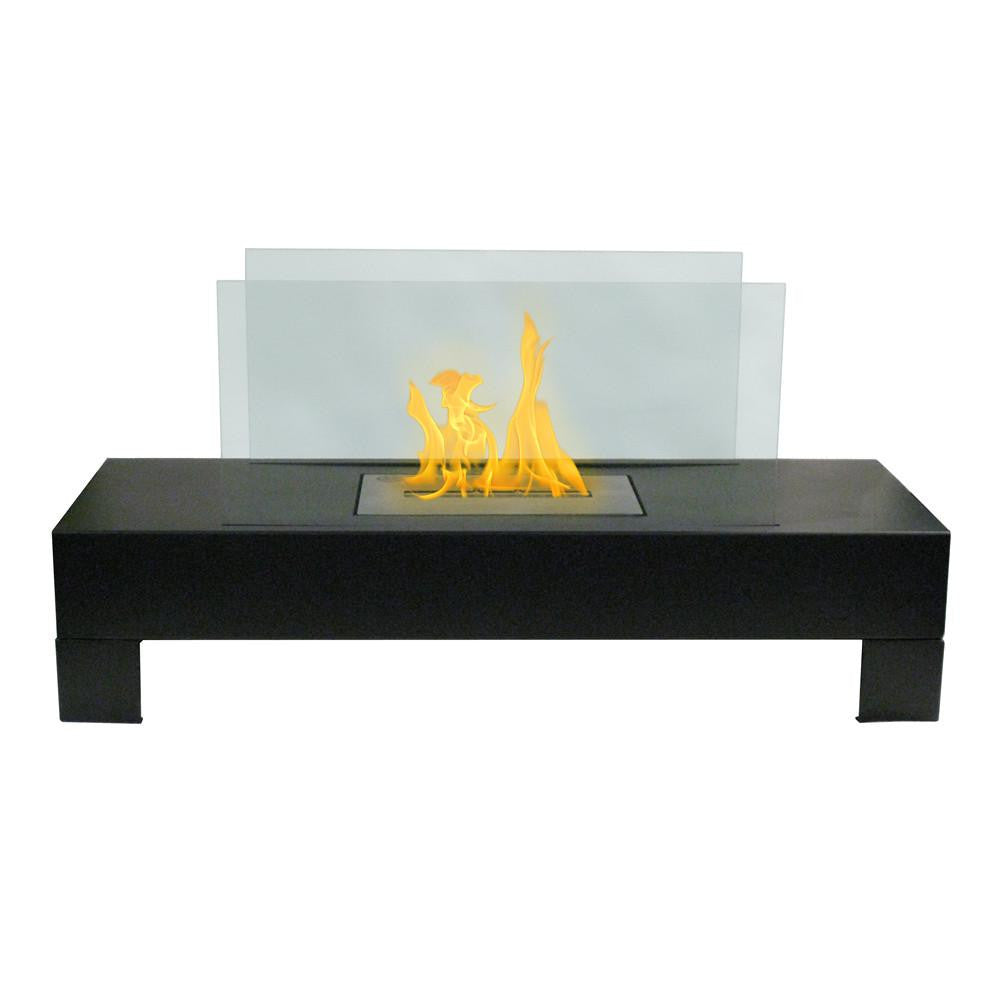Anywhere Gramercy Tabletop Ethanol Fireplace - Black, Fireplace - Yardify.com
