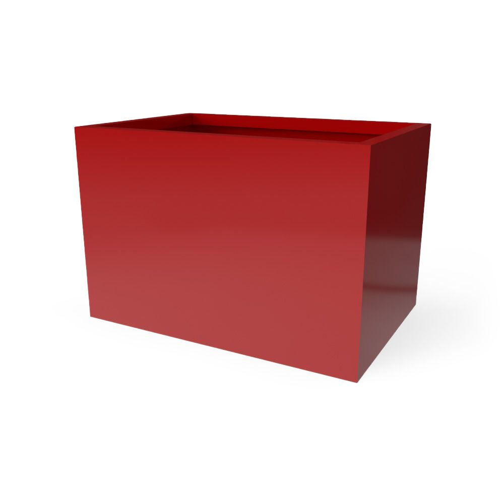 Granda RECTANGULAR FIBERGLASS PLANTER BOX - Size 36" L x 24" W x 24"H / 48" L x 24" W x 24"H