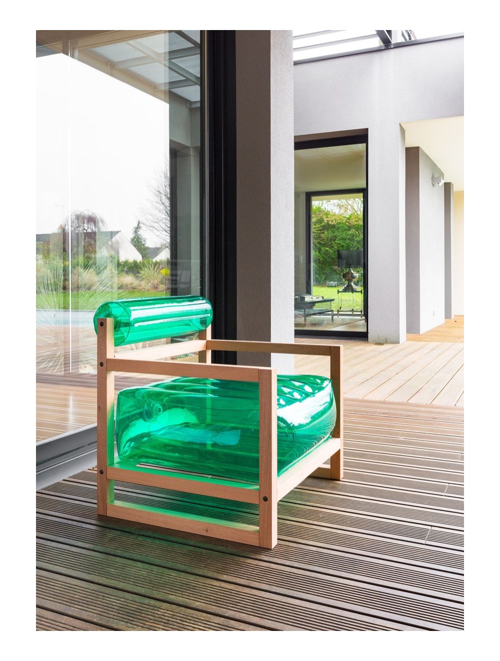 YOKO EKO Armchair / Natural Wooden Frame