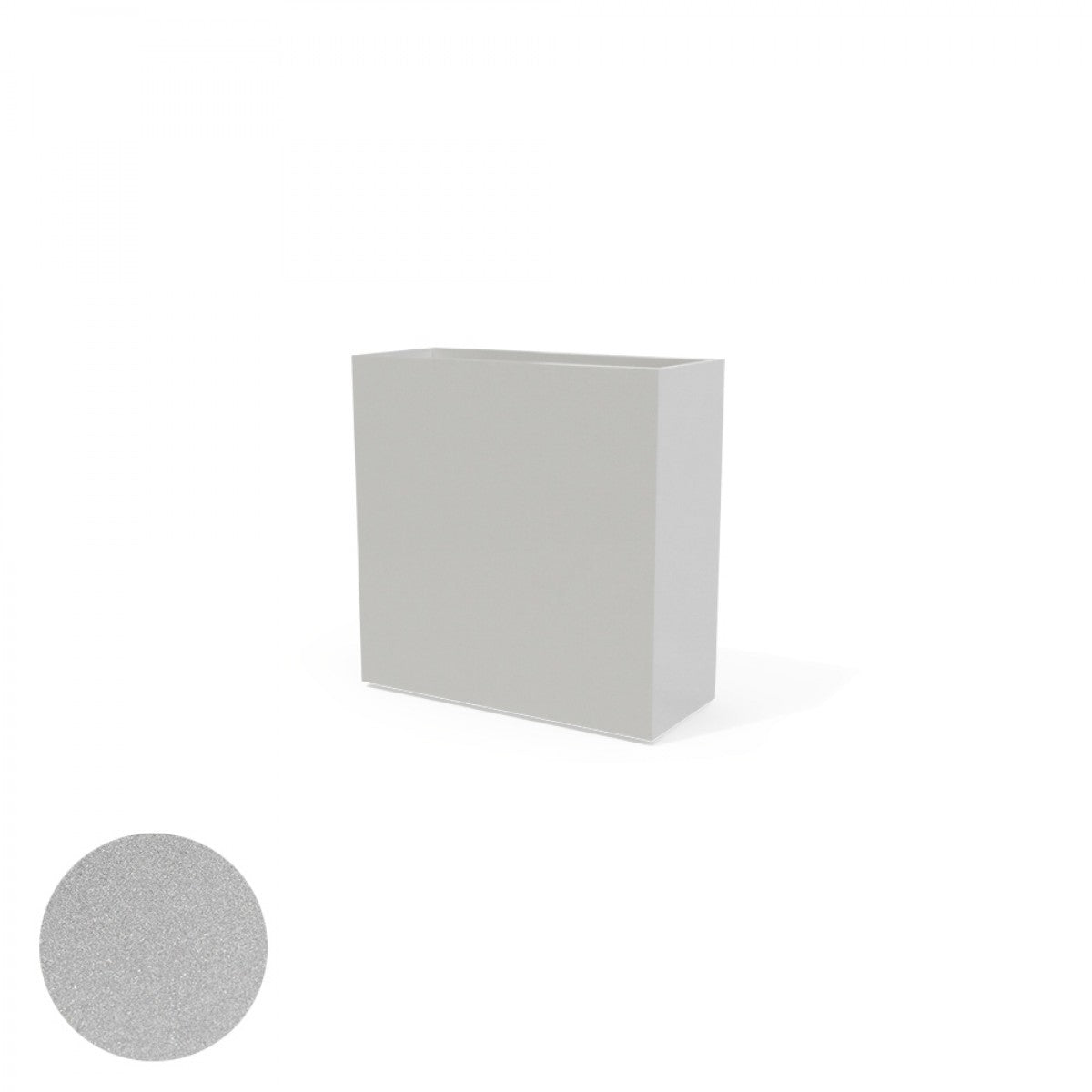 Milano Rectangular FIBERGLASS PLANTER BOX - Size 24"L x 10"W x 24"H