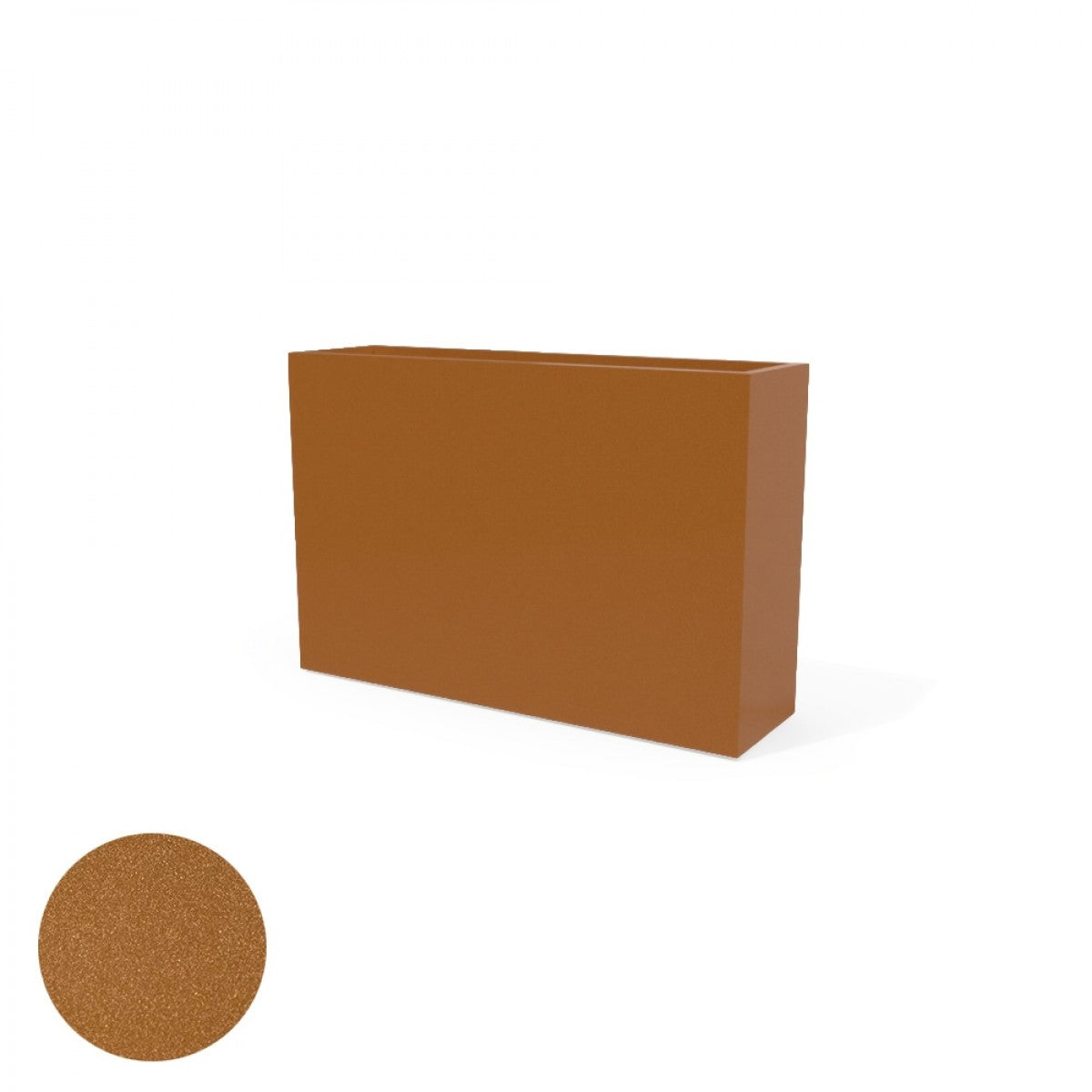 Milano Rectangular FIBERGLASS PLANTER BOX - Size 36"L x 10"W x 24"H