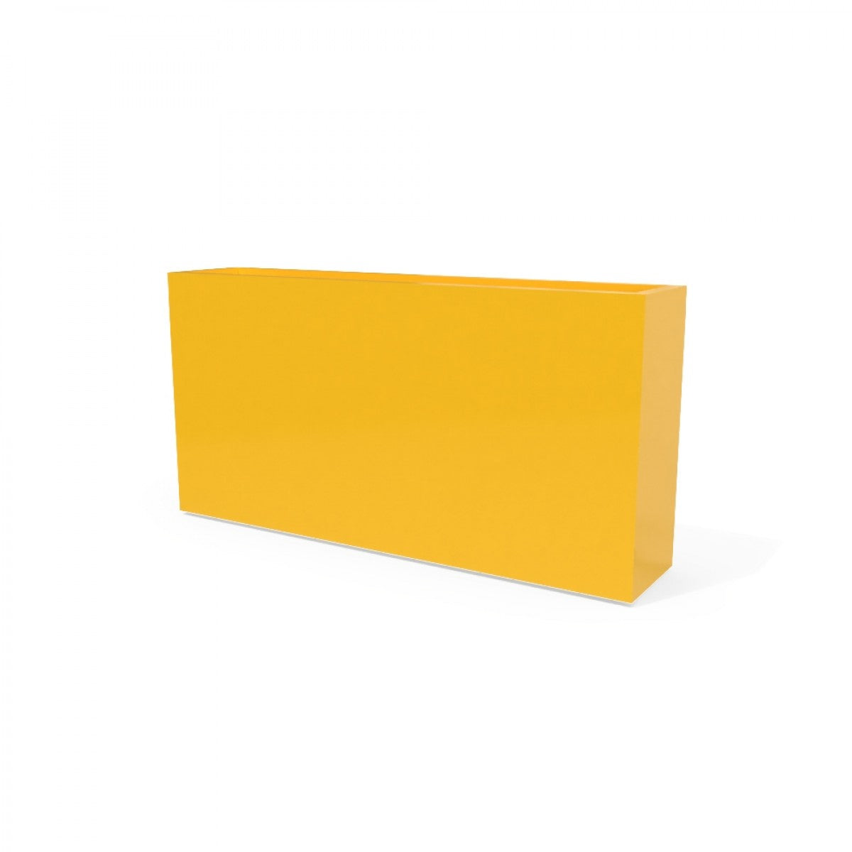 Milano FIBERGLASS RECTANGULAR PLANTER BOX - Size 48"L x 10"W x 24"H