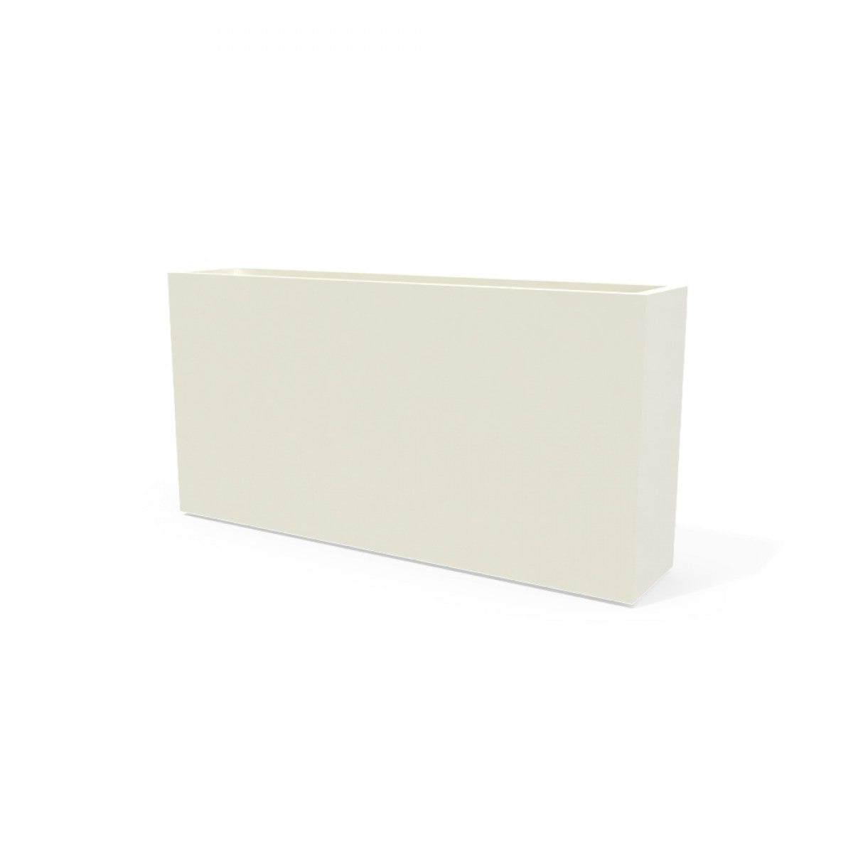 Milano FIBERGLASS RECTANGULAR PLANTER BOX - Size 48"L x 10"W x 24"H
