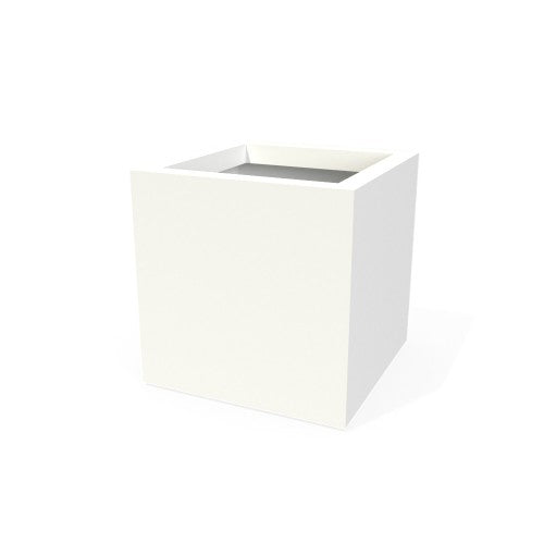 Jay Scotts Montroy Cube Fiberglass Square Planter Box - Size 12"L x 12"W x 12"H