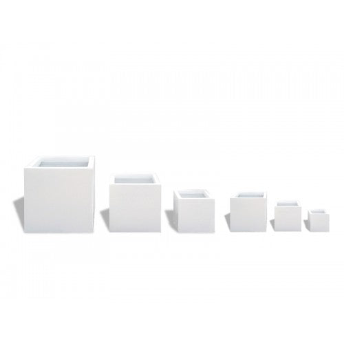 Montroy Cube FIBERGLASS SQUARE PLANTER BOX - Size 24"L x 24"W x 24"H