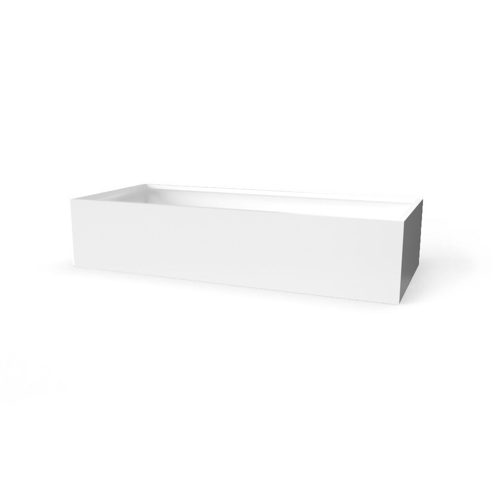 Selenge Rectangular FIBERGLASS PLANTER BOX - Size 84"L x 36"W x 18"H