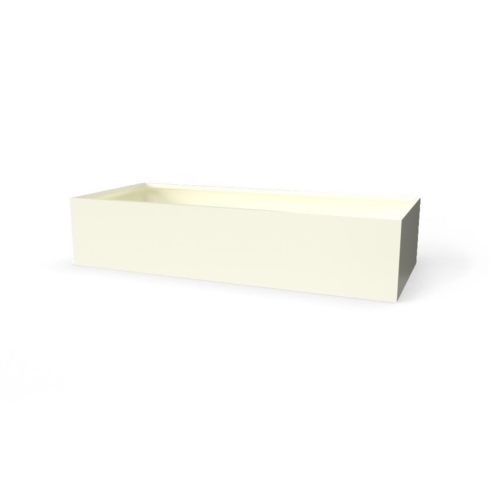 Selenge Rectangular FIBERGLASS PLANTER BOX - Size 84"L x 36"W x 18"H