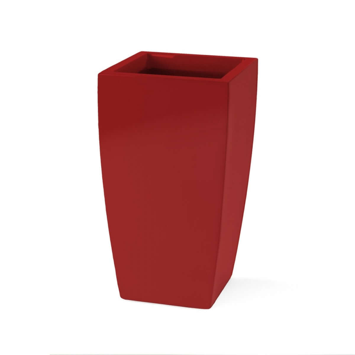 tall tapered square planter pots Jay Scotts Toulan Tall Square Fiberglass Planter